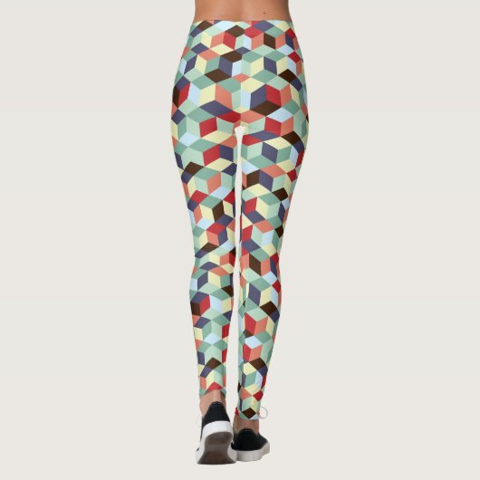 mozaïek leggings (Achterkant)