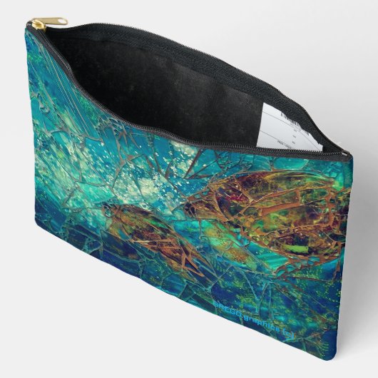 Mozaïek LG Zippered_Bag Schildpadden Indigenosity Etui (Open)