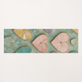 Mozaïek Liefde: Pastel Harten Yogamat (Achterkant (horizontaal))