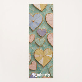 Mozaïek Liefde: Pastel Harten Yogamat