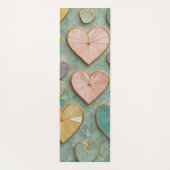 Mozaïek Liefde: Pastel Harten Yogamat (Achterkant)
