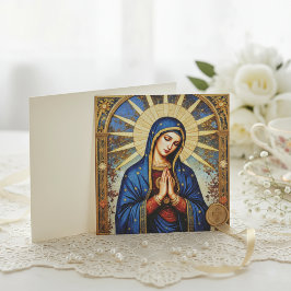 Mozaïek Madonna Kaart