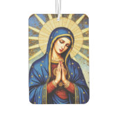 Mozaïek Madonna Luchtverfrisser (Achterkant)