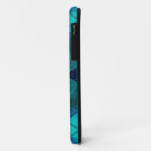 Mozaïek Mandala Bloem Blauw Case-Mate iPhone Case (Achterkant/links)