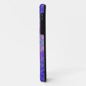 Mozaïek Mandala Bloem Paarse Blauw en Wit Case-Mate iPhone Case (Achterkant/links)