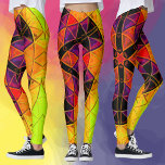 Mozaïek Mandala Bloem Rood Paarse en Sinaasappel Leggings<br><div class="desc">Deze mozaïek caleidoscoop bloem heeft schitterende rode,  paarse en oranje tegels. De levendige geometrie is geïnspireerd door fractals,  mandala's en mozaïeken van gebrandschilderd glas. Haal dit trippy ontwerp nu voor uw favoriete vriend die houdt van felle kleuren!</div>