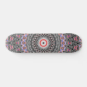 Mozaïek Mandala Persoonlijk Skateboard (Horizontaal)