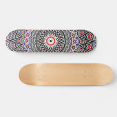 Mozaïek Mandala Persoonlijk Skateboard (Horizontaal)