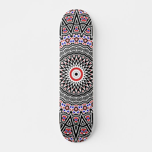 Mozaïek Mandala Persoonlijk Skateboard (Voorkant)