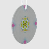 Mozaïek Medallion Acryl Ornament (voorkant)