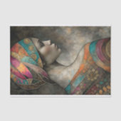 Mozaïek Meisje Decoupage Tissuepapier (Voorkant)