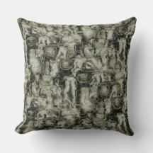 mozaïek met abstract afbeelding in grijze tinten