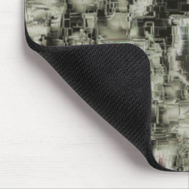 mozaïek met abstract afbeelding in grijze tinten muismat