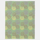 mozaïek met zachte werveling fleece deken (Voorkant)