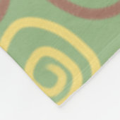 mozaïek met zachte werveling fleece deken (Hoek)