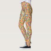 Mozaïek Moderne Grit Glitters Leggings (Links)