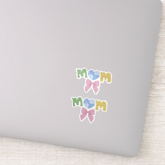 Mozaïek Moederdag Stickers van vinyl met stans (Detail)