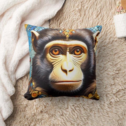 Mozaïek Monkey Designer Kussen Throws (Deken)