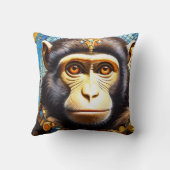 Mozaïek Monkey Designer Kussen Throws (Achterkant)