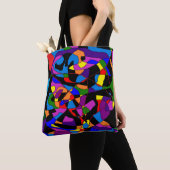 MOZAÏEK MULTI GEKLEURDE VIBRANT TOTE BAG (Dichtbij)