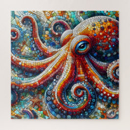 Mozaïek Octopus Artistieke Oceaan Kleurrijk Zee Le Legpuzzel