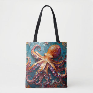 Mozaïek Octopus Tote Bag