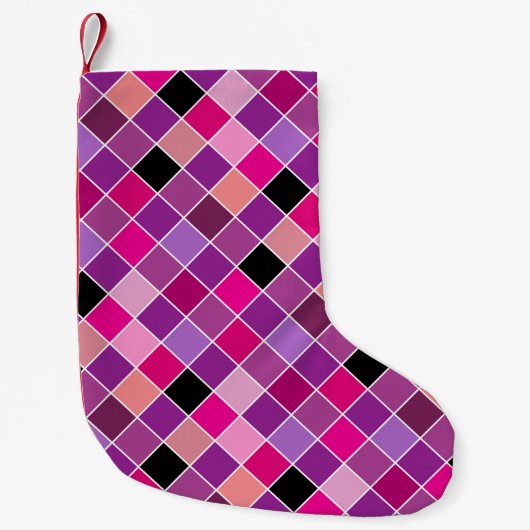 Mozaïek op glas 10 kleine kerstsok (Voorkant)