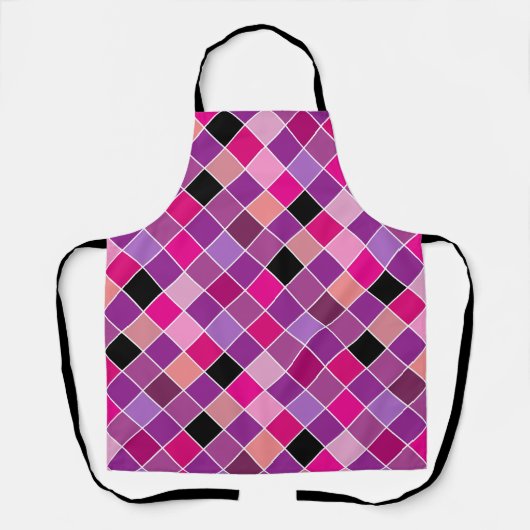 Mozaïek op glas 10 schort (Voorkant)