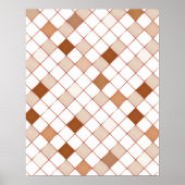 Mozaïek op glas 2 poster (Voorkant)