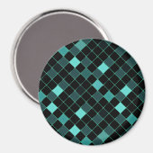 Mozaïek op glas 7 magneet (Voorkant / Achterkant)