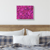 Mozaïek Paars Roze Canvas Afdruk (Insitu (Slaapkamer))