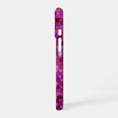 Mozaïek Paars Roze iPhone 16 Hoesje (Linkerkant)