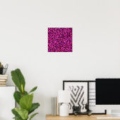 Mozaïek Paars Roze Poster (Thuiskantoor)