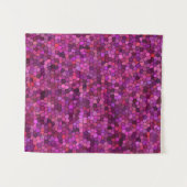 Mozaïek Paars Roze Wandkleed (Voorkant (horizontaal))