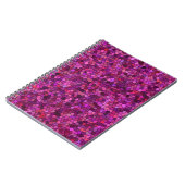 Mozaïek Paarse Roze Notitieboek (Linkerzijde)