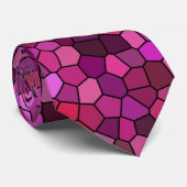 Mozaïek Paarse Roze Stropdas (Opgerold)