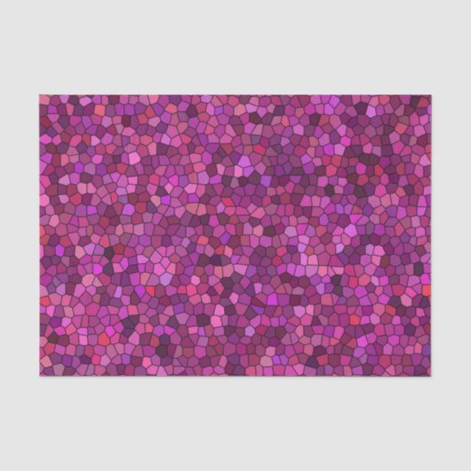 Mozaïek Paarse Roze Tissuepapier (Voorkant)