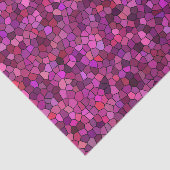 Mozaïek Paarse Roze Tissuepapier (Detail)
