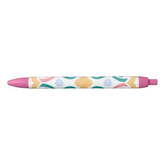 Mozaïek/pastel/veer Blauwe Inkt Pen (Voorkant)