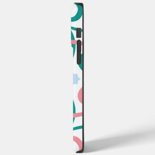 Mozaïek/pastel/veer Case-Mate iPhone Case (Achterkant / Links)