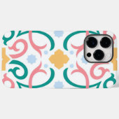 Mozaïek/pastel/veer Case-Mate iPhone Case (Achterkant (horizontaal))