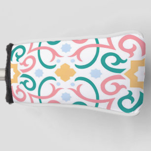 Mozaïek/pastel/veer Golfheadcover
