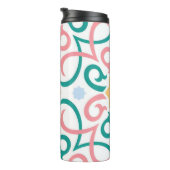 Mozaïek/pastel/veer Thermosbeker (Geroteerd rechts)