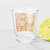 Mozaïek Patroon Shot Glass Glas (Achterkant)