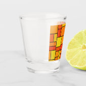 Mozaïek Patroon Shot Glass Glas (Links)