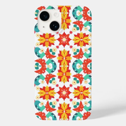 Mozaïek patroon Stijlvol geometrisch ontwerp Case-Mate iPhone Case (Achterkant)