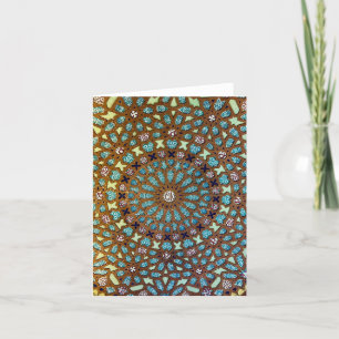 Mozaïek Plafond Detail Sant Pau Bedankkaart