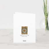 Mozaïek Plafond Sant Pau Bedankkaart (Achterkant)