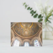 Mozaïek Plafond van Sacré-Coeur Basiliek Briefkaart (Staand voorkant)