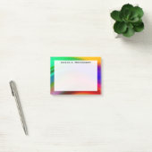 Mozaïek Regenbooggolf Strepen Post-it® Notes (Kantoor)
